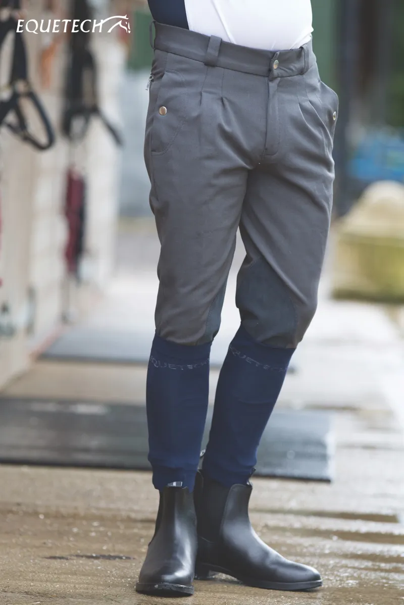 Equetech Mens Kingham Breeches Grey-2